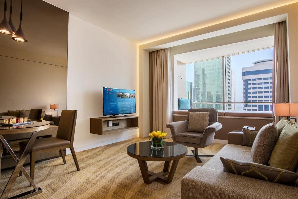 14-اتاق-خواب-هتل-4-ستاره-تاورز-روتانا-دبی- Towers-Rotana-Hotel-Dubai-Bedroom.jpg