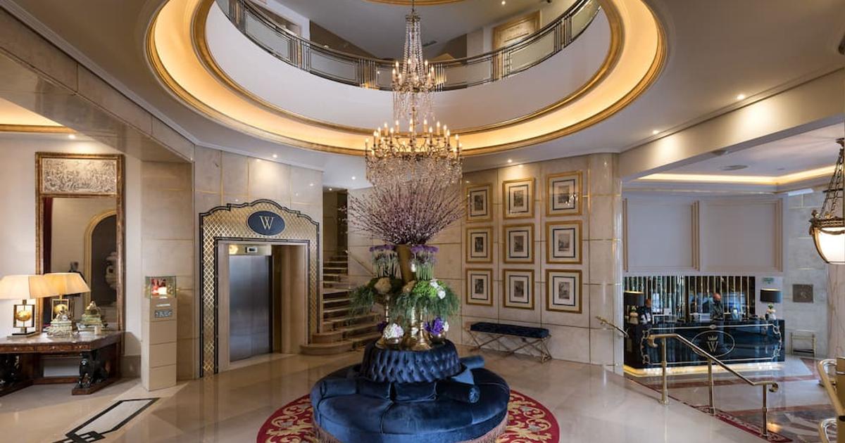 34 لابی هتل 5 ستاره ولینگتون شهر مادرید Wellington Hotel & Spa Madrid.jpg