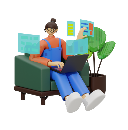 vector items in background